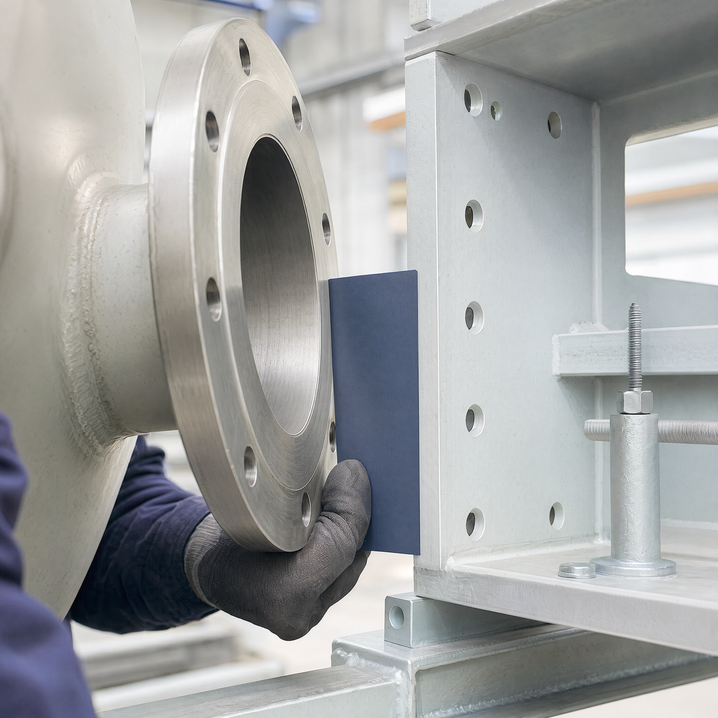Illustrative flange and interface alignment check